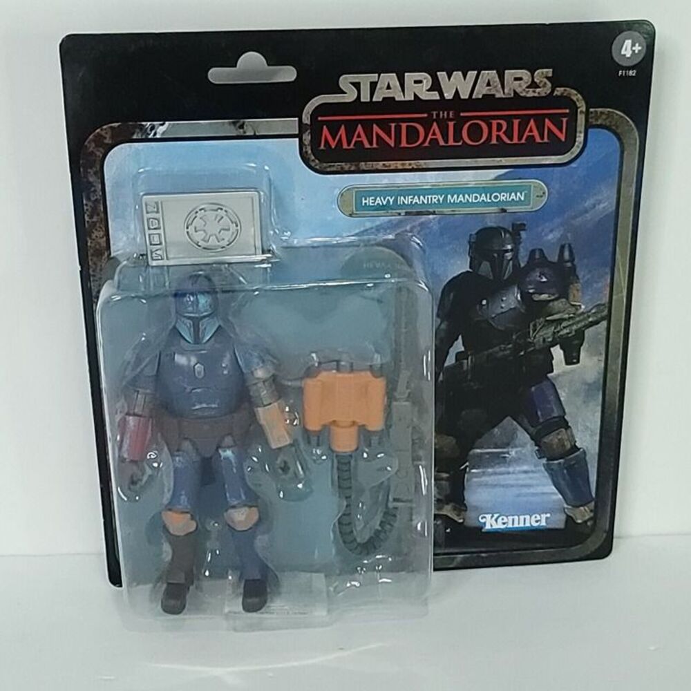Heavy Infantry Mandalorian Star Wars Black Series Credit Collection Bubble Crack
